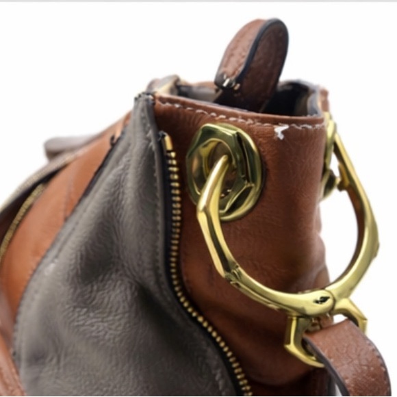 OrYany Two-Tone Leather Handbag - Picture 5 of 10